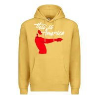 Antique Gold this is america meme Premium Hoodie - linhVisuals