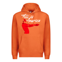 Carrot this is america meme Premium Hoodie - linhVisuals
