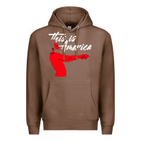 Chestnut this is america meme Premium Hoodie - linhVisuals