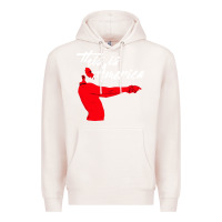 Pale Pink this is america meme Premium Hoodie - linhVisuals