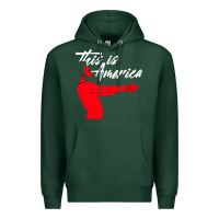Sports Green this is america meme Premium Hoodie - linhVisuals