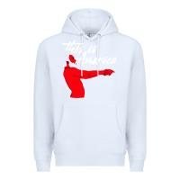 White this is america meme Premium Hoodie - linhVisuals
