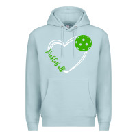 Blue Mist love pickleball women Premium Hoodie - linhVisuals