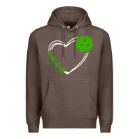 Coffee love pickleball women Premium Hoodie - linhVisuals