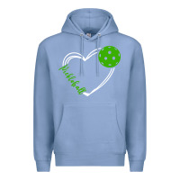Colony Blue love pickleball women Premium Hoodie - linhVisuals