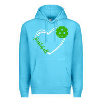 Ocean Blue love pickleball women Premium Hoodie - linhVisuals