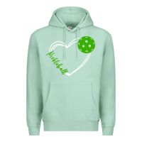 Seafoam love pickleball women Premium Hoodie - linhVisuals