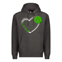 Smoke love pickleball women Premium Hoodie - linhVisuals