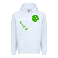 White love pickleball women Premium Hoodie - linhVisuals