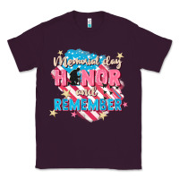 Plum Memorial Day honor and remember Classic Tee - FaDigitalArtStudio