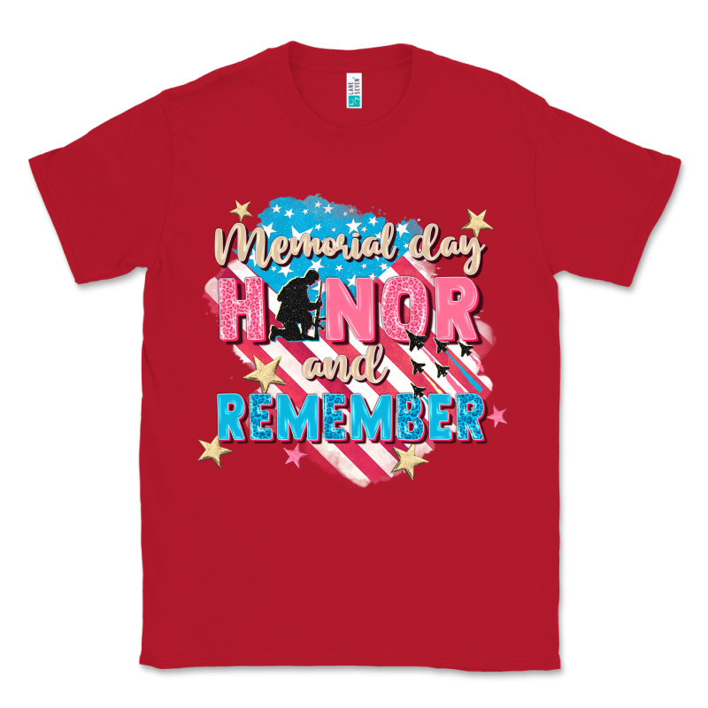 Memorial Day Honor And Remember Classic Tee by FaDigitalArtStudio | Teevron