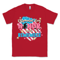 Red Memorial Day honor and remember Classic Tee - FaDigitalArtStudio