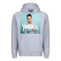 Heather Grey yours russell dickerson Premium Hoodie - linhVisuals