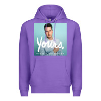 Purple yours russell dickerson Premium Hoodie - linhVisuals