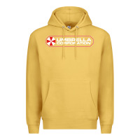 Antique Gold umbrella corporation company Premium Hoodie - linhVisuals