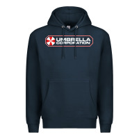 Navy umbrella corporation company Premium Hoodie - linhVisuals