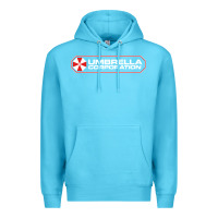 Ocean Blue umbrella corporation company Premium Hoodie - linhVisuals