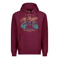 Burgundy mount rainier national park washington usa vacation hiking Premium Hoodie - linhVisuals