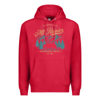 Cardinal mount rainier national park washington usa vacation hiking Premium Hoodie - linhVisuals