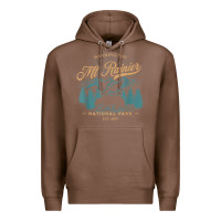 Chestnut mount rainier national park washington usa vacation hiking Premium Hoodie - linhVisuals