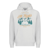 Dove Grey mount rainier national park washington usa vacation hiking Premium Hoodie - linhVisuals