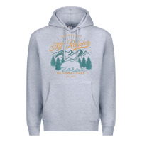 Heather Grey mount rainier national park washington usa vacation hiking Premium Hoodie - linhVisuals
