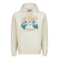 Oatmeal Heather mount rainier national park washington usa vacation hiking Premium Hoodie - linhVisuals