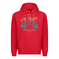 Red mount rainier national park washington usa vacation hiking Premium Hoodie - linhVisuals