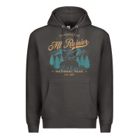 Smoke mount rainier national park washington usa vacation hiking Premium Hoodie - linhVisuals