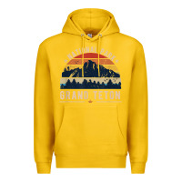 Lemon national park grand teton vintage retro hiking Premium Hoodie - linhVisuals
