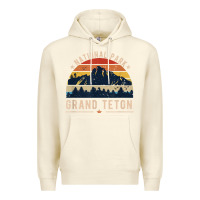 Sandshell national park grand teton vintage retro hiking Premium Hoodie - linhVisuals