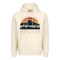 Tofu national park grand teton vintage retro hiking Premium Hoodie - linhVisuals
