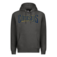 Charcoal Heather Canisius Athletics Wordmark Premium Hoodie - linhVisuals