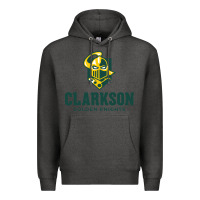 Charcoal Heather Clarkson Golden Knights Premium Hoodie - linhVisuals