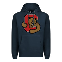 Navy Cornell Big Red Premium Hoodie - linhVisuals