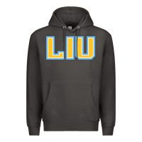 Smoke Liu Gold Wordmark Premium Hoodie - linhVisuals