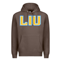 Coffee Liu Gold Wordmark Premium Hoodie - linhVisuals