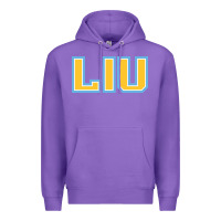 Purple Liu Gold Wordmark Premium Hoodie - linhVisuals