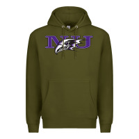Army Green Niagara Purple Eagles Premium Hoodie - linhVisuals