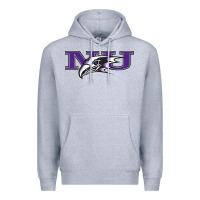 Heather Grey Niagara Purple Eagles Premium Hoodie - linhVisuals