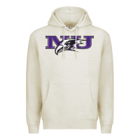 Oatmeal Heather Niagara Purple Eagles Premium Hoodie - linhVisuals
