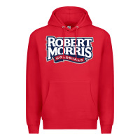 Red Robert Morris Colonials Wordmark Premium Hoodie - linhVisuals