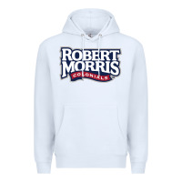 White Robert Morris Colonials Wordmark Premium Hoodie - linhVisuals