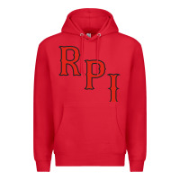 Red Rpi Engineers Hockey Premium Hoodie - linhVisuals