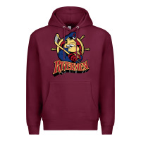 Burgundy peoria rivermen Premium Hoodie - linhVisuals