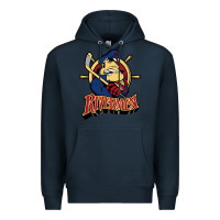 Navy peoria rivermen Premium Hoodie - linhVisuals
