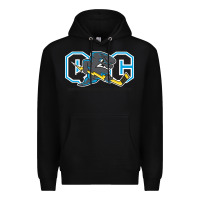 Black quad city storm Premium Hoodie - linhVisuals
