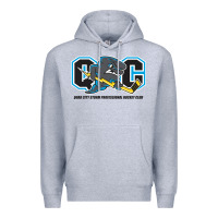 Heather Grey quad city storm Premium Hoodie - linhVisuals