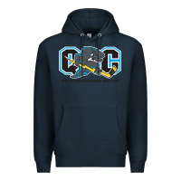 Navy quad city storm Premium Hoodie - linhVisuals