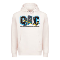 Pale Pink quad city storm Premium Hoodie - linhVisuals